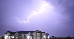 What parts of Colorado see the most lightning?