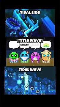 Tidal Wave vs [Title Wave] vs Tidal Wave 🌊 | Geometry Dash