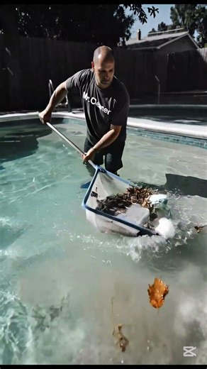 “I Saved Dying Fish & Fully Renovated This DIRTY Pool in 40 Seconds! 😱”