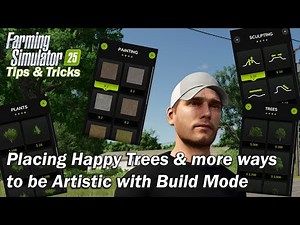 Things to consider when using the landscaping mode in Farm Sim 25