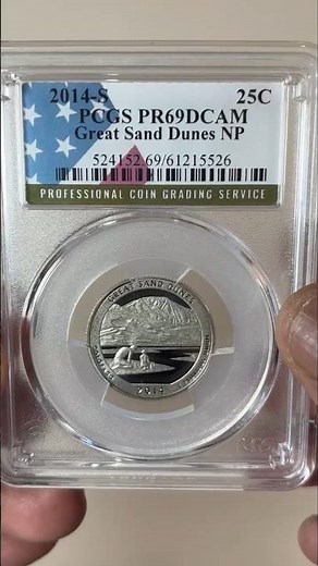 Great Sand Dunes National Park Quarter 2014 #PCGSCoin #NationalParkQuarters
