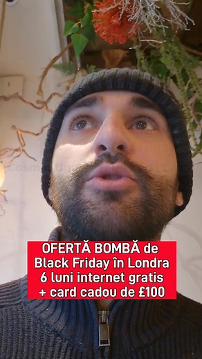 144K views · 1.1K reactions | Ofertă Bombă UK: 6 luni internet gratis şi £100 card cadou. Valabil doar în Londra. Cred că e cea mai tare companie de internet la momentul actual pe Londra în raport calitate, preț, comunicare (Part 1) | Cosmin Ugaen | Facebook