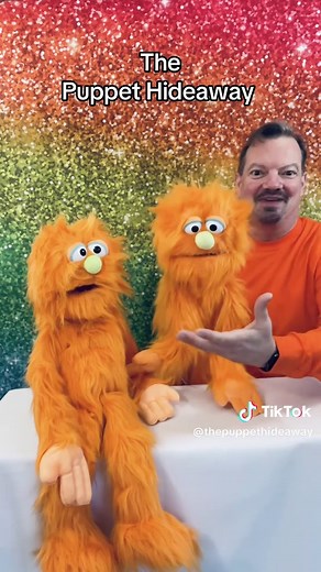 Puppet of the Day – Orange Monster (14”) made by Silly Puppets – The Puppet Hideaway with Eric Thomsen See more puppets at www.thepuppethideaway.com #thepuppethideaway #puppetoftheday #puppets #puppetcollector #puppetreview #puppetseries #monsterpuppet #sillypuppets