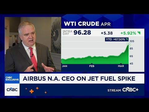 Airbus North America CEO Robin Hayes on impact of war in Iran on aviation industry