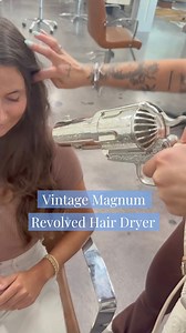6.6M views · 79K reactions | A vintage 1990s magnum hairdryer  #hairdryer #salon #revolver #gadgets #fbreels #facebookreels #fypviralシ | Mik Zenon | Facebook