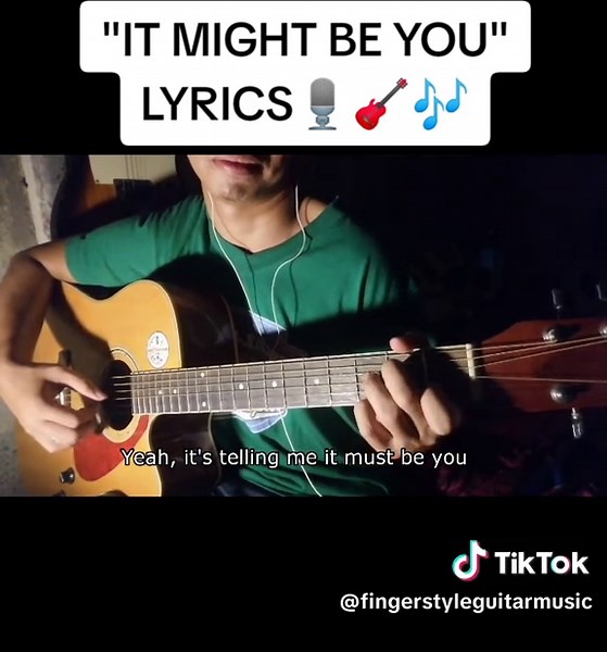 It Might Be You - Guitar Fingerstyle Cover with Lyrics