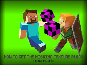 How to get the Missing Texture Block! (Minecraft Java Edition Snapshot 14w21a)