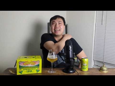 Sierra Nevada Springfest IPA (Awesome Crushable Spring IPA!) Review - Ep. #4109