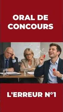 Oral exam for civil service competition: mistake #1 (by Yves Gautier, coach)