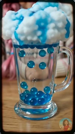 Fun Science Experiment: Rain Cloud in a Glass