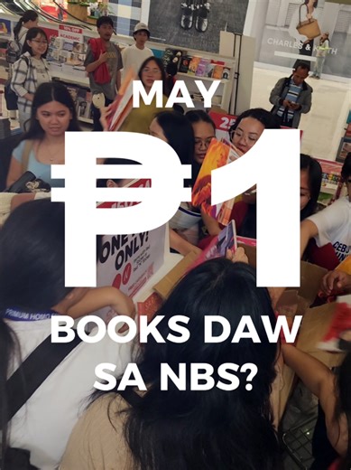 Exciting ₱1 Book Sale at National Book Store!