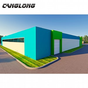 [Hot Item] Pre-Engineered Design Steel Frame Structure Building Prefabricated Garage Construction