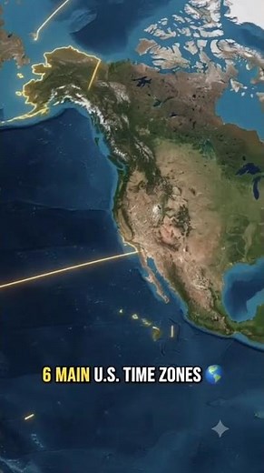 The Surprising Truth About U.S. Time Zones🌎#America #USHistory #AmericanHistory #geography#education