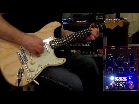 Vertex Effects SSS SRV Steel String Supreme Boost Overdrive Guitar Pedal