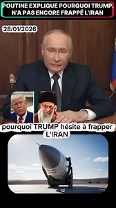 Vladimir Poutine explique la raison pour laquelle les États-Unis n'ont pas encore frappé sur l'Iran🇮🇷🇮🇷🇮🇷🇷🇺🇷🇺🇷🇺 | Sanoussi Nacanabo