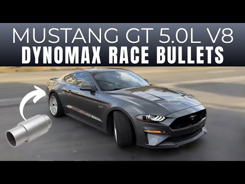 2023 Ford Mustang GT 5.0L V8 w/ H-Pipe & Dynomax Race Bullets!