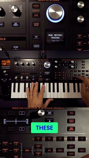ASM Hydrasynth Explorer: Yes You Can Modulate Envelope Stages! #shorts