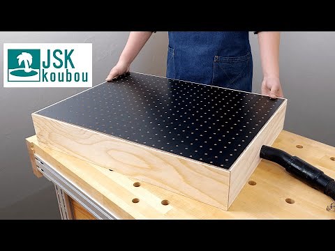 Sanding dust collection table