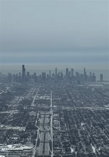 Stunning New Year Views from a Cockpit in Chicago