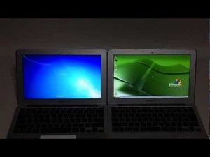 First generation MacBook Air 11 Windows XP vs Windows 7