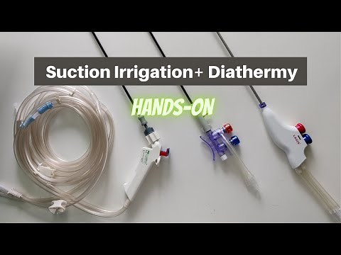 Suction/Irrigation + Diathermy (POV) - Trumpet, Direct Flow and Pistol Grip Handle