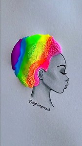 5.9M views · 25K reactions | Puffy Paint Pen Art  #art #artwork #draw #drawing #artist #illustration #paint #painting #satisfying #rainbow | Eyeinspired | Facebook