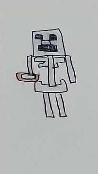 Minecraft Mobs drawings.