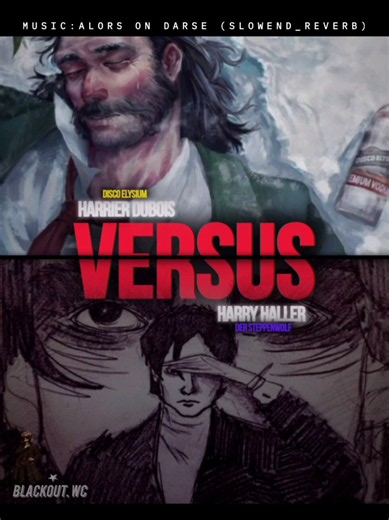 Harry Du Bois vs Harry Haller ||| Disco Elysium ||| The Stephenwolf ||| Versus ||| Edit #mediatok #discoelysium #discoelysiumfinalcut #novel #steppenwolf