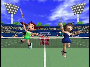 Mario Tennis 64 Doubles Rainbow Cup - Nina and Kate (GBC Characters)