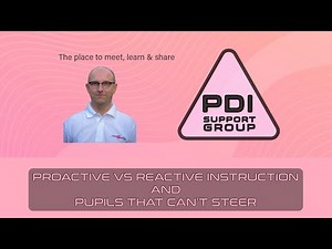 Howard's PDI Support Group - Proactive Vs Reactive Instruction