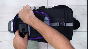 Altura Photo Camera Sling Bag - Backpack for Canon, Nikon, Sony & GoPro DSLR & Mirrorless Cameras - Crossbody Backpacks for Photographers