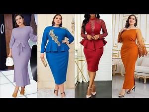 ultra fabulous & impressive 2023 plus size satin silk sheath column women dresses