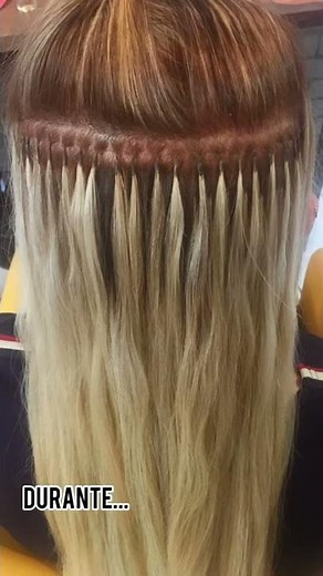 COMO É FEITO o megahair de queratina?Antes e depois de micro cápsula de queratina!!!