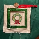 Bucilla Cross-Stitch 14 Piece Ornament Making Kit, Classic Christmas Collection, Perfect for DIY Arts and Crafts, 89454E