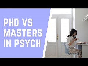 Why I'm Getting a PhD in Psychology Instead of a Master's