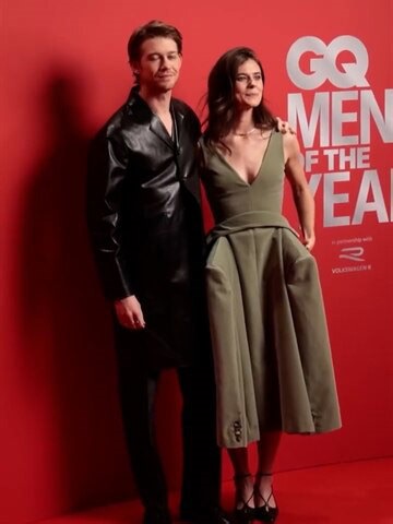 Joe Alwyn reunites with costar Alison Oliver in Berlin.