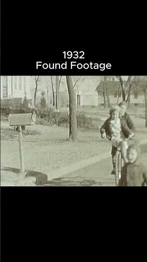 Bicycling in 1932! Original 8mm home movie footage.