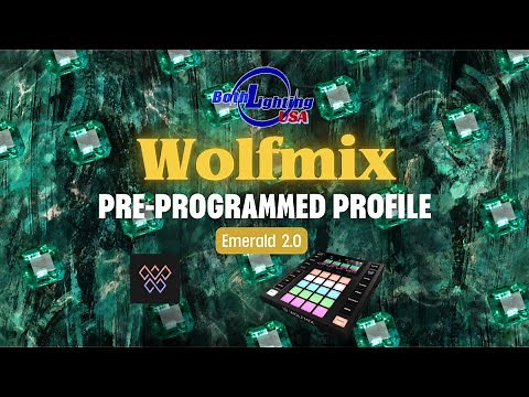 Wolfmix Emerald 2.0 | Pre-Programmed DMX Project Breakdown