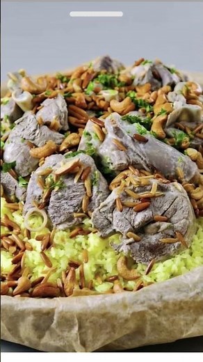 Mansaf (Jordanian Lamb and Rice Dish)