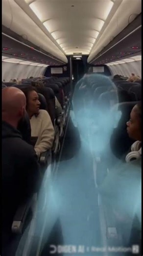 This flight just got weird… like REALLY weird 😨✈️