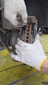 Ford Taurus front brake service install new brake pads #automotive #brakesystem #carparts #mechanic