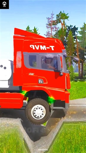 MudRunner Extreme Offroad Truck Gameplay | Deep Mud Challenge 🚛 #mudrunner #shorts