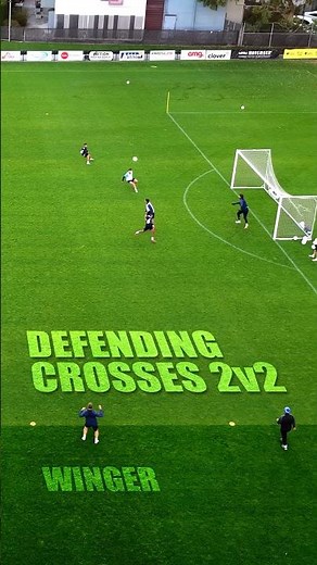 Defending Crosses 2v2 → Perfect 3v2 Finish ⚽🔥