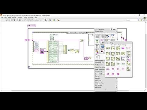 Door Lock Opening and Closing Simulation LabVIEW | Part 2