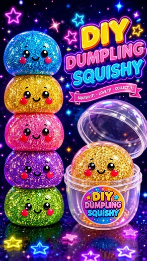 How to Make a Squishy | DIY Dumpling Squishy #squishy #diy