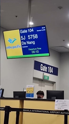 NAIA Terminal 3 Departure Gate | Vacation Trip to Da Nang Vietnam | Personal Travel Guide - DIY Tour