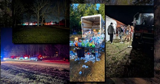 'I have never seen a party like this in my whole life': More than 70 calls to 911 for one farm party