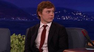 Evan Peters received a spanking from Steve Carrell on The Office. #CONAN | Team Coco