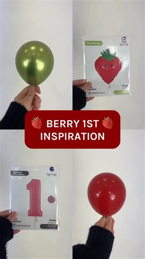Berry 1st Birthdays have been one of the most popular themes filling our feeds this year! 🍓 Here’s a look at just some of the products that pair berry well with it! 😍🍓 | Balloon Market