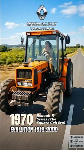 Renault Tractor Evolution (1919-2000s) | From WWI Tanks to Modern Giants! ShiftEvo